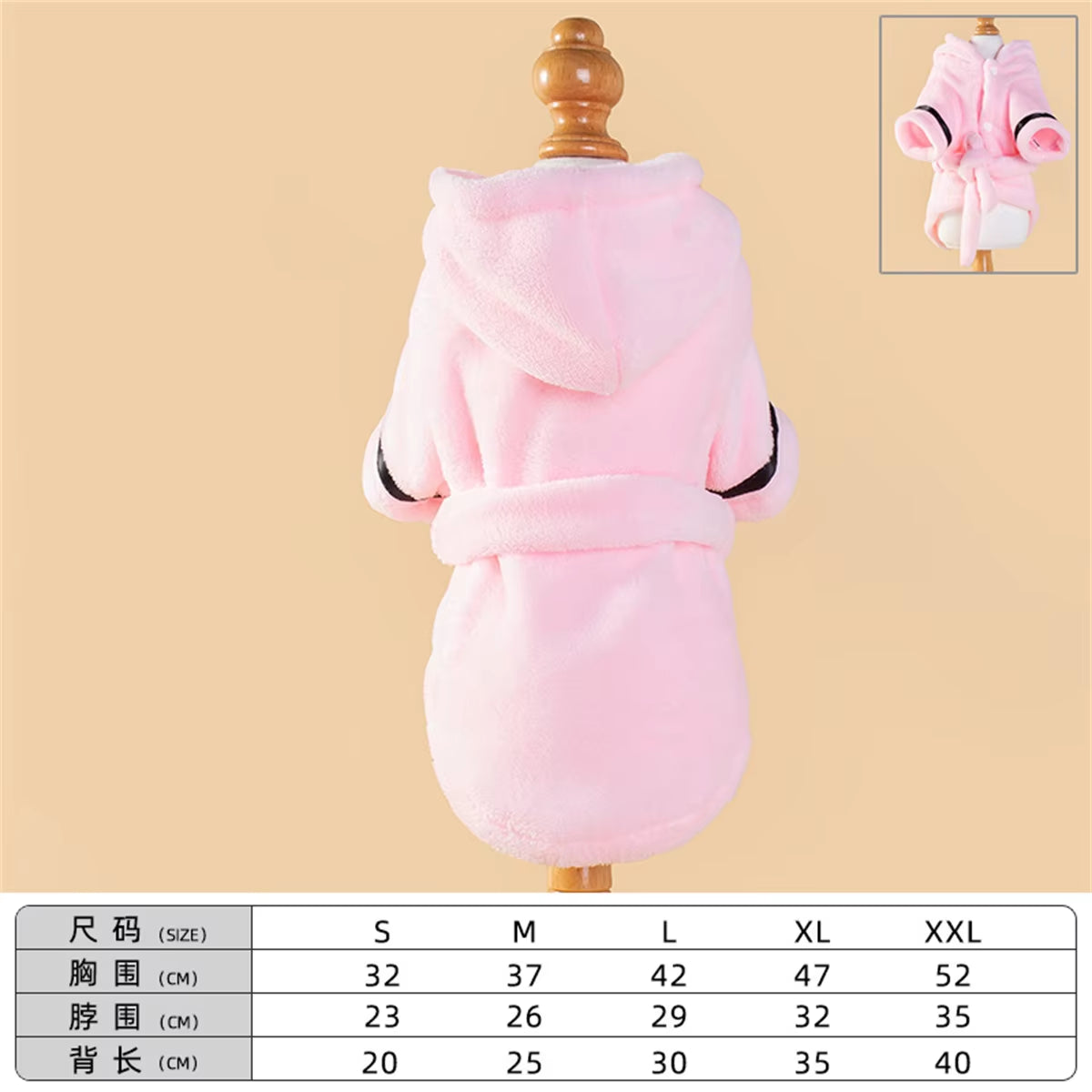 Pet Plush Jumpsuit Autumn Winter Medium Small Dog Clothes Warm Velvet Sweet Pajamas Kitten Puppy Cute Pullover Chihuahua Poodle